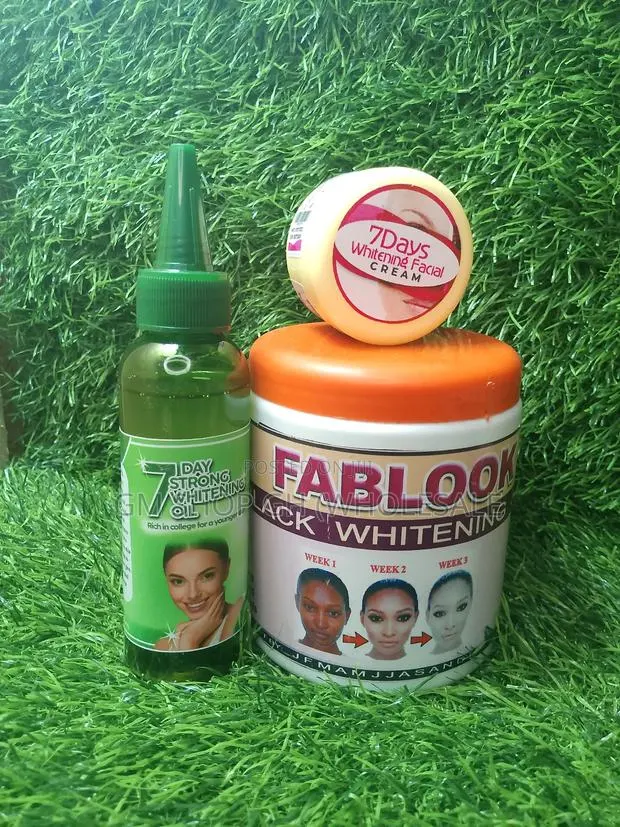 Fablook Black Soap, Face Cream, 7days Whitening Oil.(GH8765) · Photo 1