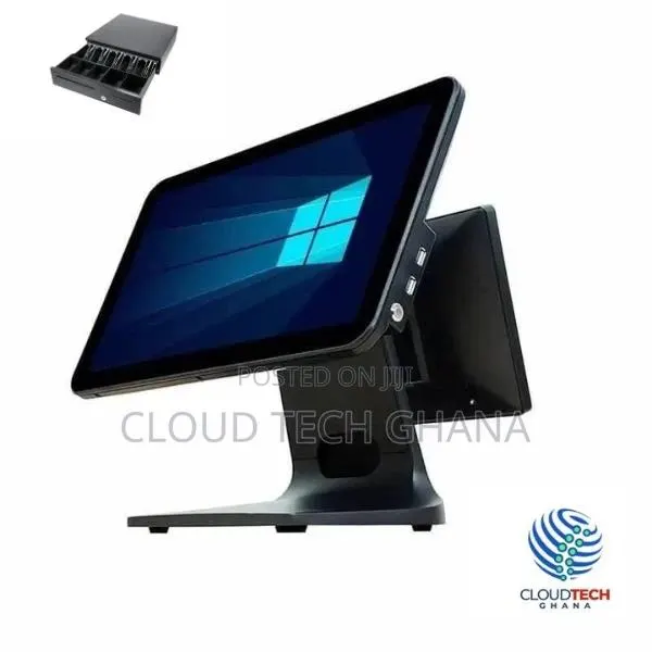 Dual Touch Double Screen Pos + Cash Drawer + Software · Photo 1