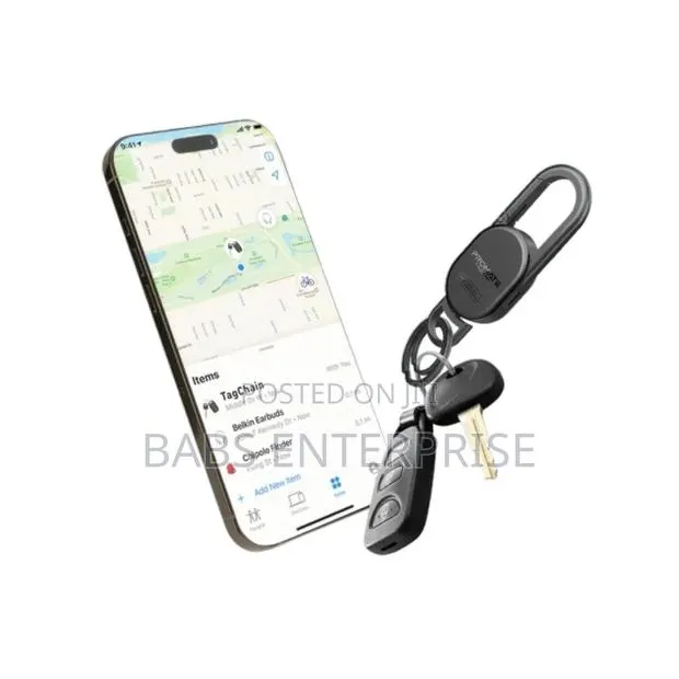 Promate Smart Carabiner Keychain With Apple Find My Precision Locator · Photo 1