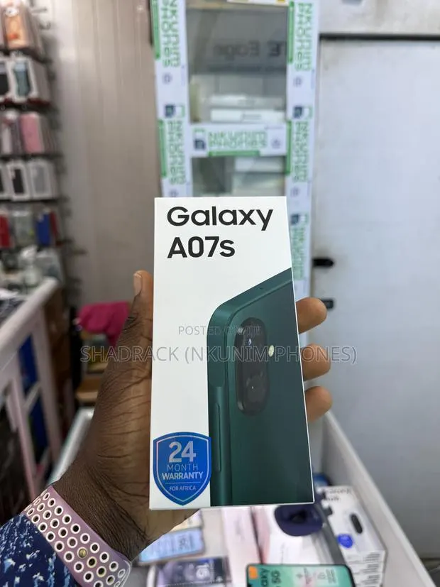 New Samsung Galaxy A07s 64 GB Green · Photo 1