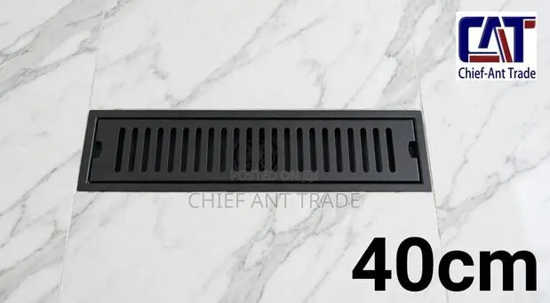 Floor Drains 40cm Black T640k-3
