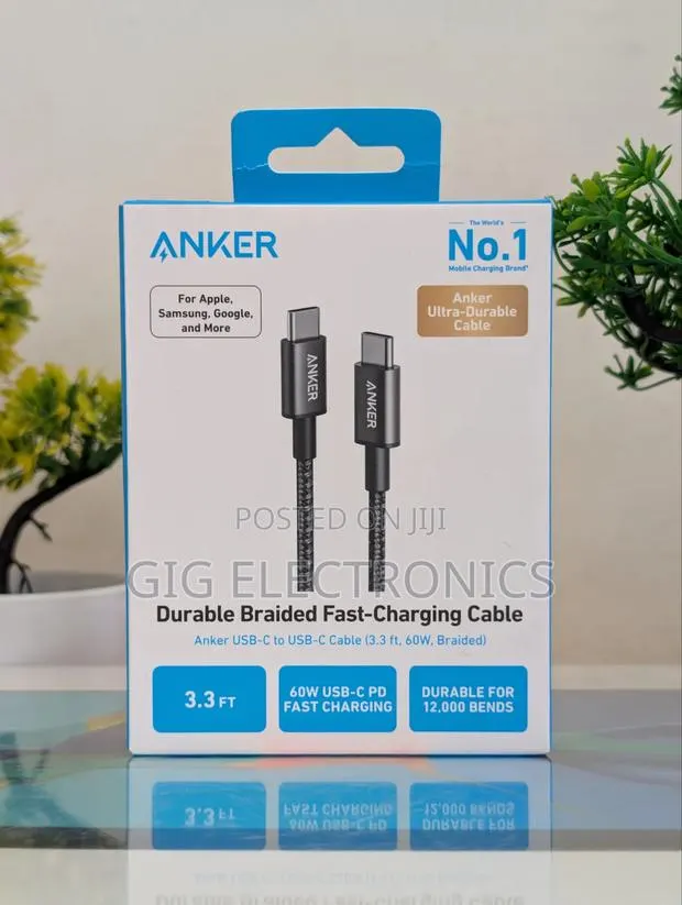 Anker USB-C to USB-C 3.0 Cable (3ft/0.9m) · Photo 1
