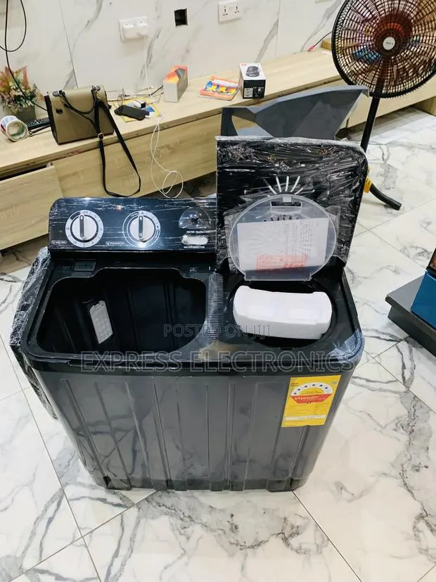 Nasco 7kg Black Semi-Auto Twin Tub WM (Model:NAS-07-Tw) · Photo 1