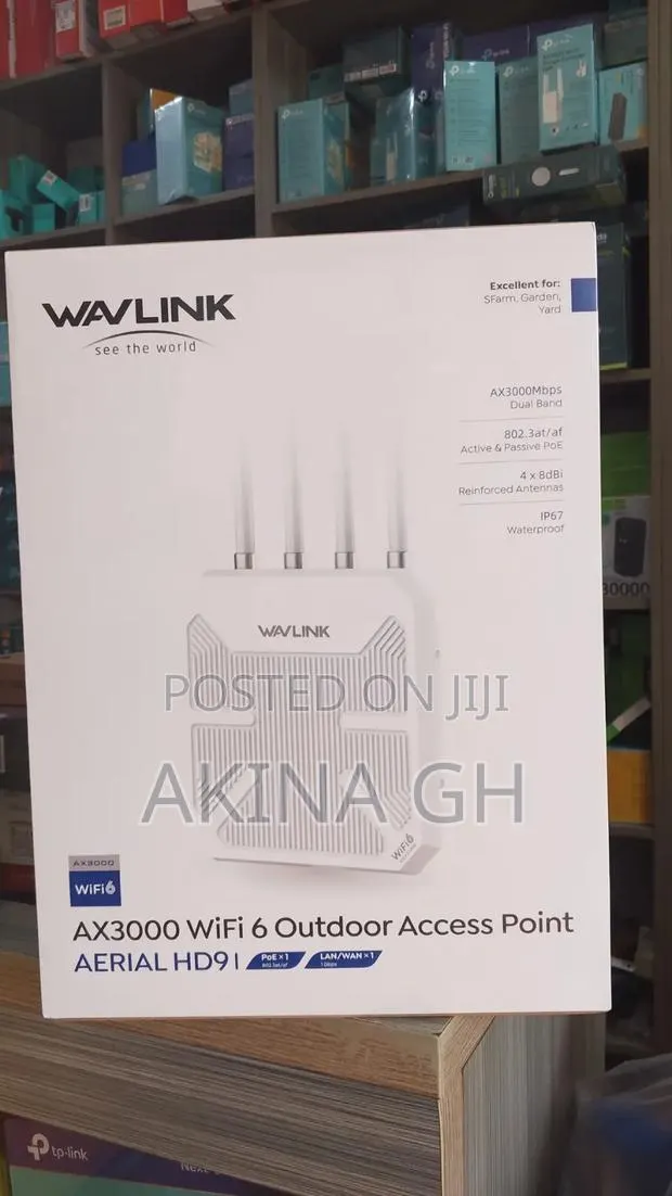 Wavlink Wifi 6 AX3000 Outdoor Access Point /AERIAL HD9