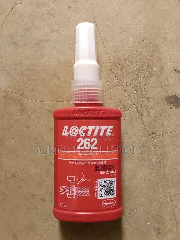 Loctite 262 Threadlocker – High Strength Red Adhesive. · Photo 1