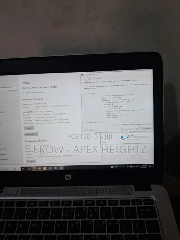 Laptop HP EliteBook 820 G3 16GB Intel Core i5 SSD 256GB · Photo 1