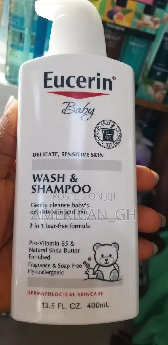 Eucerin Baby Wash and Shampoo, 400ml · Photo 1