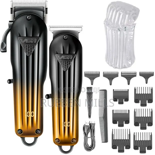 Full Set Of Professional Hair Clippers Barbering Machine · Photo 1