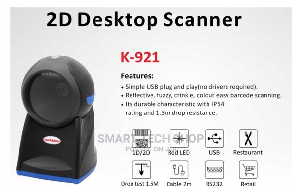 Omnidirectional 2D QR Desktop Barcode Scanner Hands Free · Photo 4
