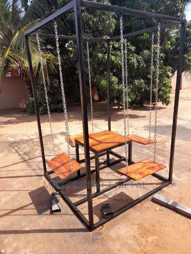 4 in 1 Outdoor Swing Table/ Chairs/ Furniture · Photo 2