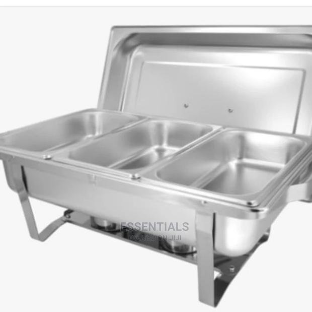 Stainless Steel 3 Compartment Chafing Dish · Photo 1