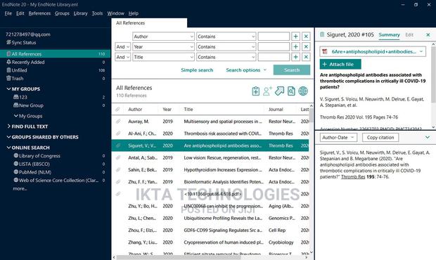Endnote 20 | Win\Mac | Research Reference Management App · Photo 2