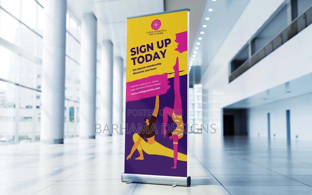 Pull Up Banner Design and Print (Standard Size) · Photo 1
