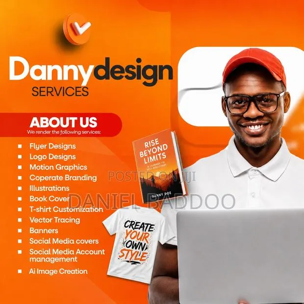 Graphic Design(Flyers,Posters,Labels,Bookcover,Logo, Pullup) · Photo 1