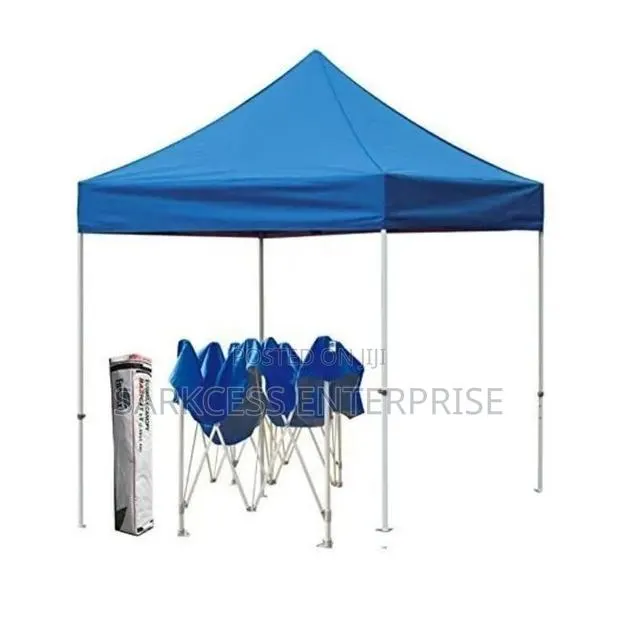 Travelling Tent/Canopy With Sand Bag and Windproof Wire - Blue · Photo 1