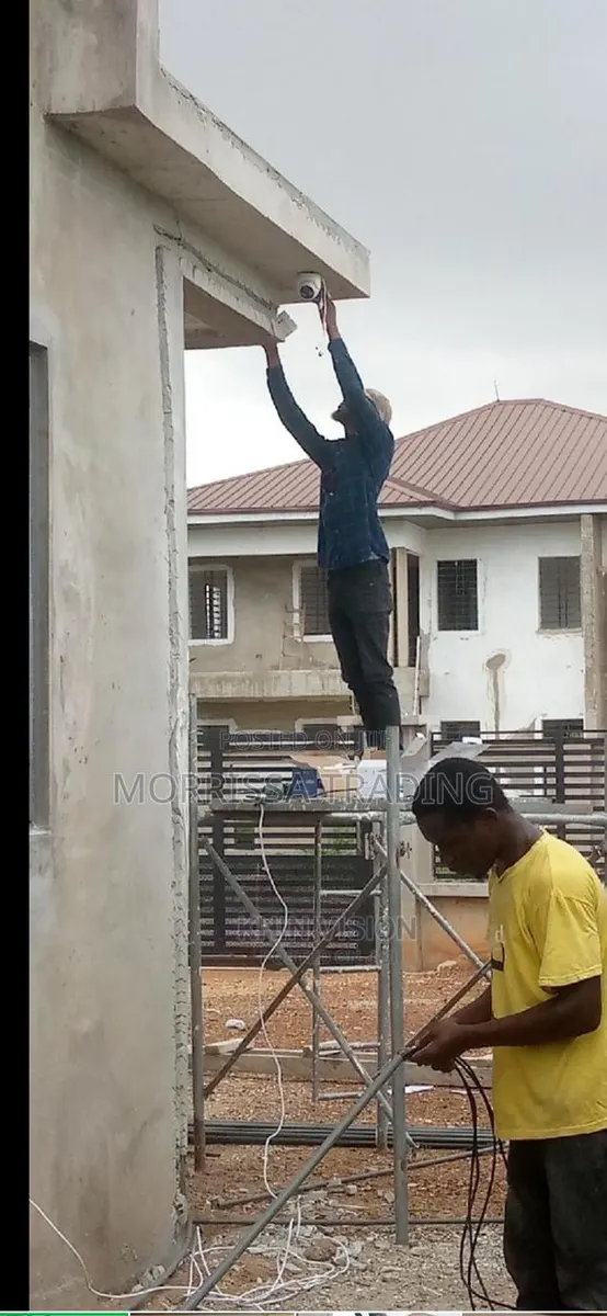 CCTV Camera and Razor Fencing Installation · Photo 1