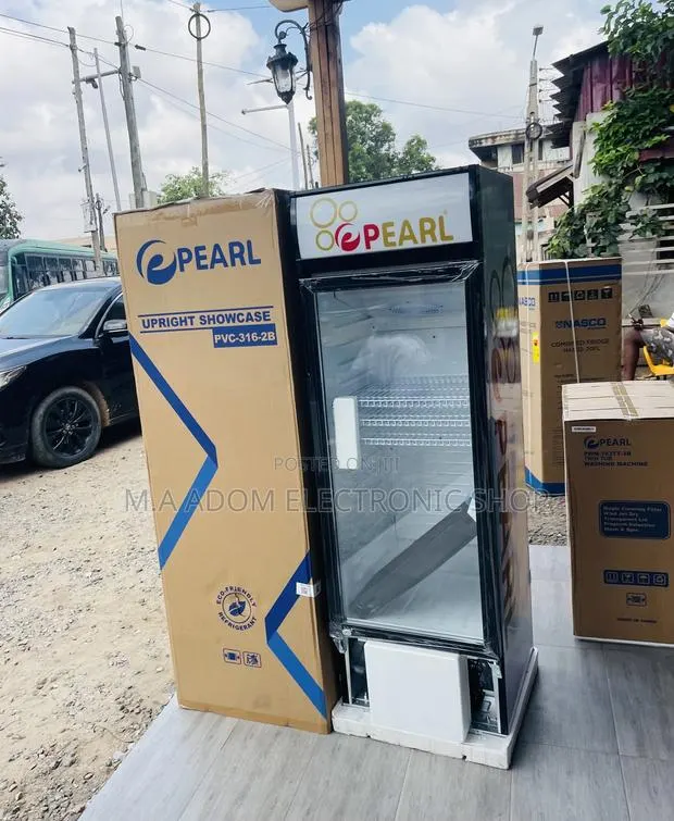 Energy Saving Pearl PVC-316-2b 1 Door Display Fridge. · Photo 1