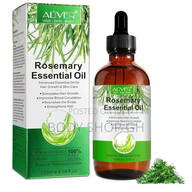 Pure Organic Rosemary Essential Oil for Hair Growth + Edges · Photo 1