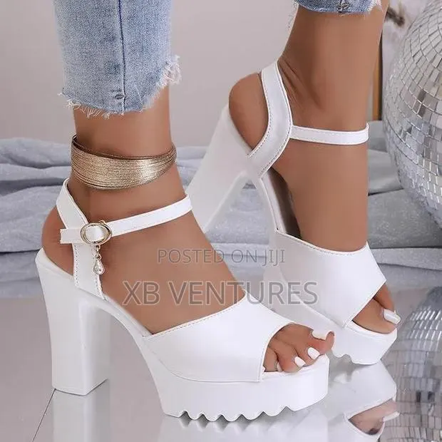 High Heels Women Platform
Chunky
Elegant Bridal Party Shoes · Photo 1