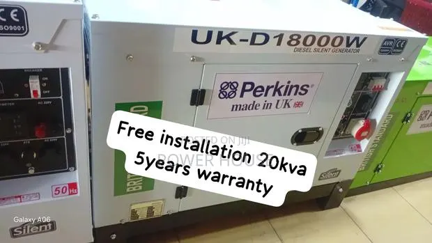 Perkins 20kva Soundproof Diesel Generator – Strong, Stable 20kva · Photo 1