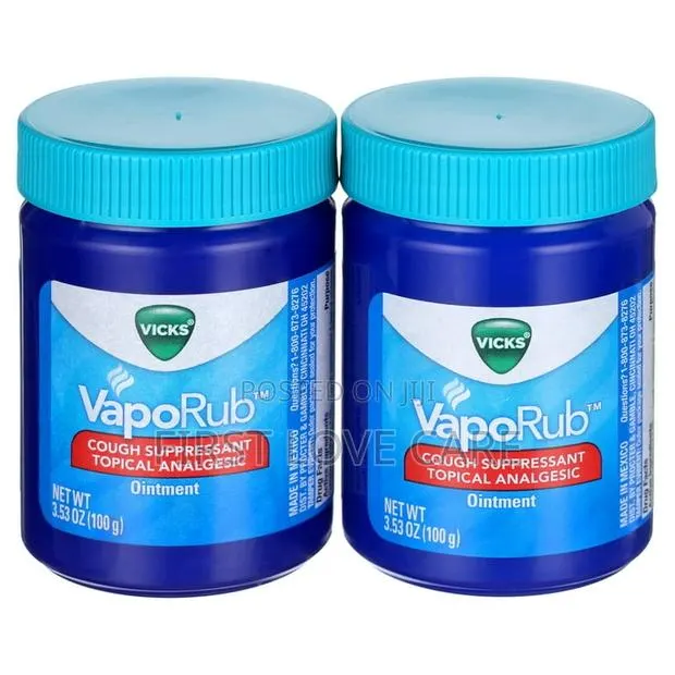 Vicks Vaporub 2 in 1 Topical Analgesic Ointment, 3.53 Oz., 2 Pk. · Photo 1