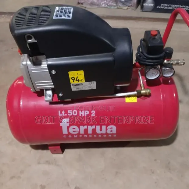 Brand New Electric 2hp Ferrua 50 Litre Air Compressor From Italy
