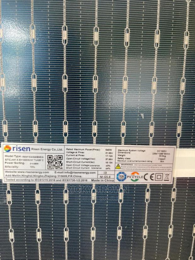 540watts Monocrystalline Solar Panels · Photo 3