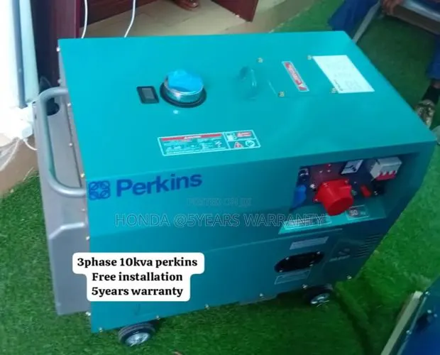 Oil Powered Generator Perkins Silent 3phase 10kva 13000watt · Photo 1