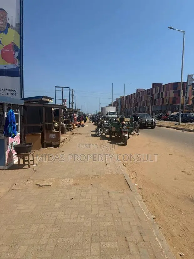 Roadside 2 and Half Plots for Sale at Spintex Manet Junction