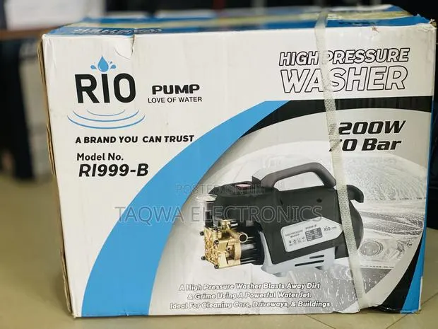 Heavy Duty Electric Water Jet Pump – 1.61HP High Pressure Washer · Photo 1
