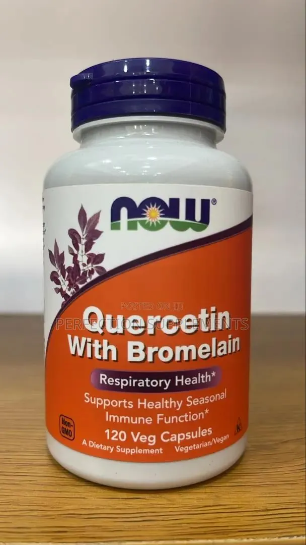 Quercetin With Bromelain Veg Capsules
Respiratory Health* · Photo 1