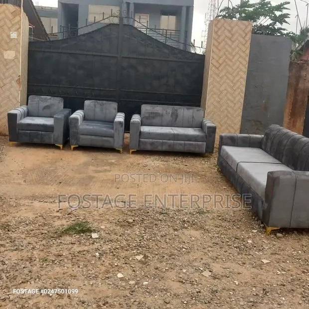High Quality Gray Sofa Set Seven Seater · Photo 1