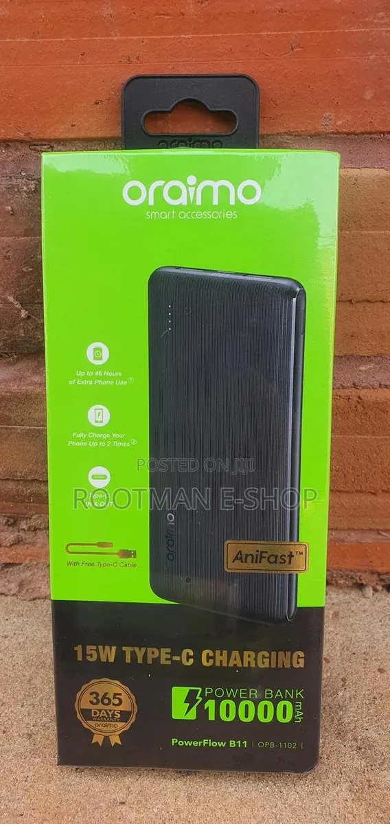 Oraimo Powerflow Sleek Powerbank 10,000mah · Photo 1