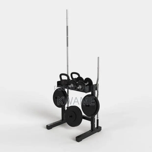 Weight Training Storage Rack · Photo 1