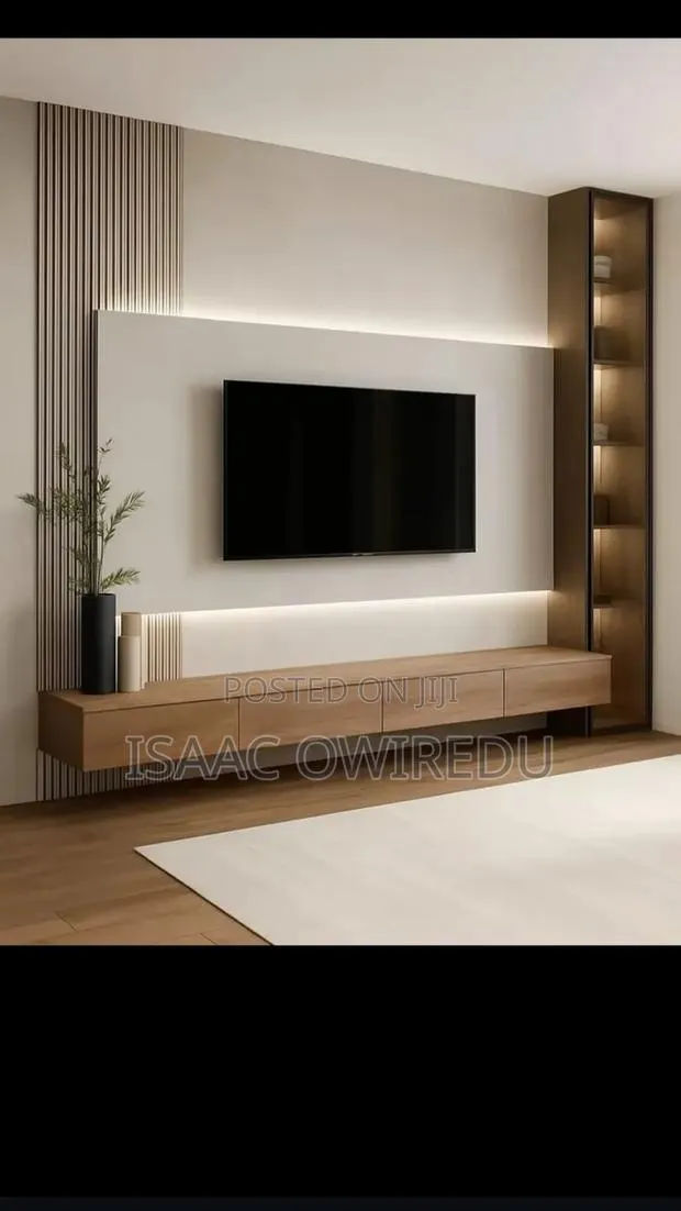 TV Wall Units With Panel an Lighting System · Photo 2