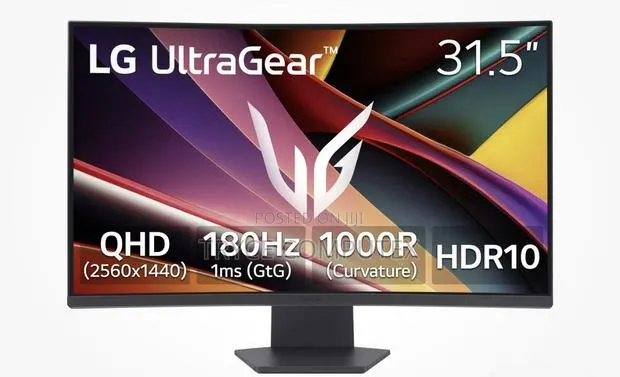 LG 32inch 1440p 180hz Curved Monitor · Photo 1