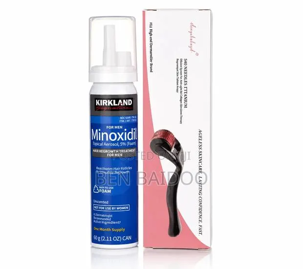 Kirkland Minoxidil Foam and Derma Roller Kit · Photo 1