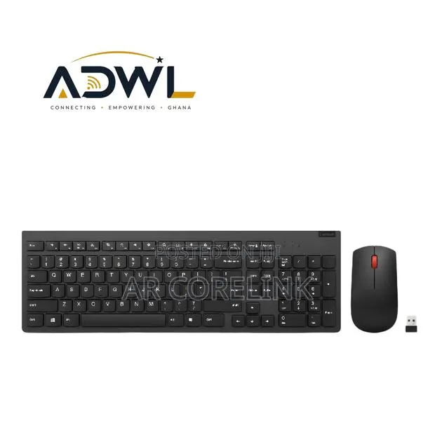 Lenovo Essential Wireless Combo Gen 2 – Keyboard and Mouse --Black · Photo 1
