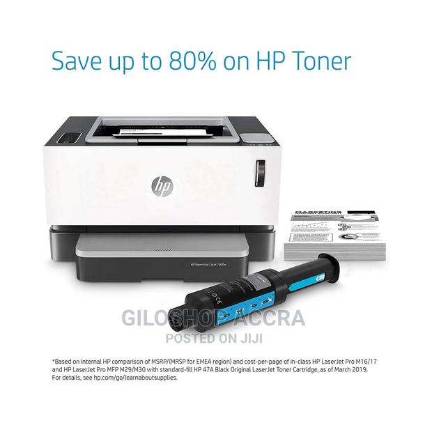 Hp Neverstop 1000w Wifi Enabled Monochrome Laser Printer · Photo 4