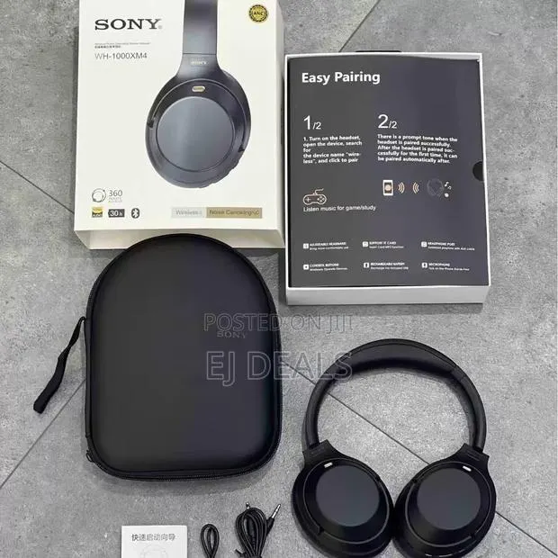 Sony Bluetooth Headset WH1000xm4 Black Quality · Photo 1