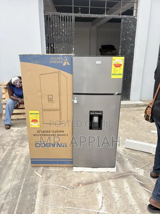High Quality Nasco Nasf2-250fld 210L Double Door Refrigerator(Gray). · Photo 1