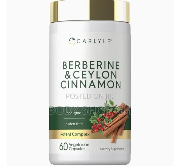 Berberine With Ceylon Cinnamon | 60 Capsules | · Photo 1