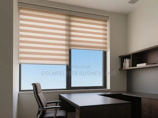 Victory Ventures Window Zebra Curtain Blinds · Photo 1