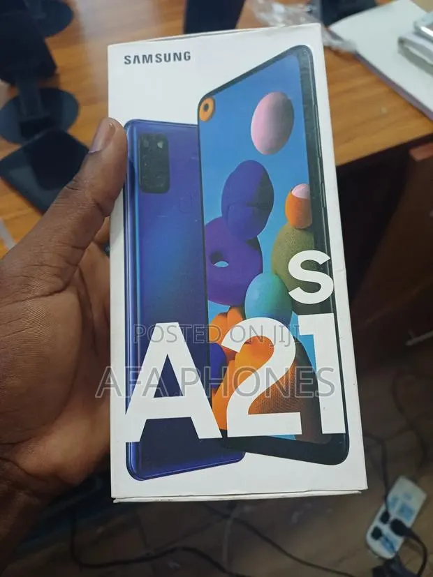 New Samsung Galaxy A21s 128 GB Black · Photo 1