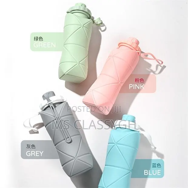 Silicone Foldable Water Bottle, Portable Cup for Outdoor Tra · Photo 2