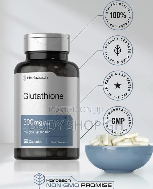 Horbäach Glutathione Supplements 300mg | 60 Capsules · Photo 1