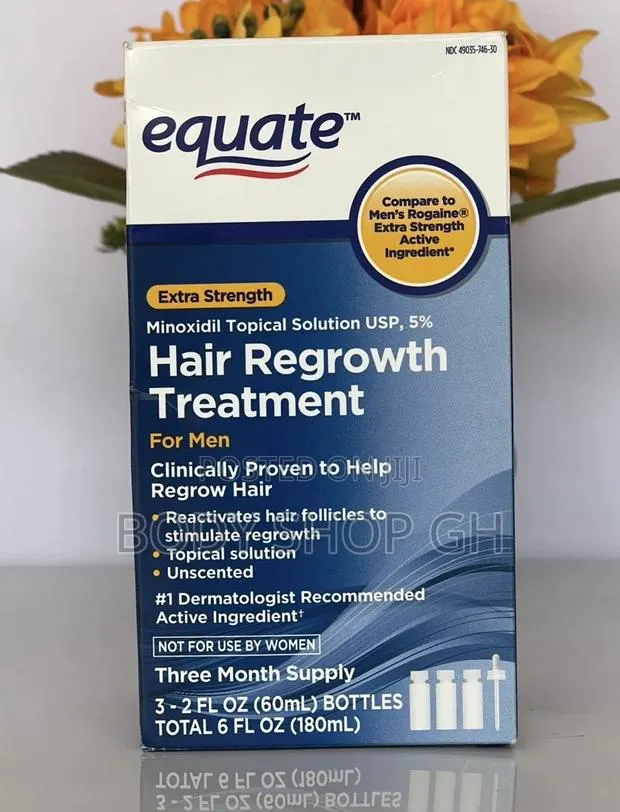 Equate Minoxidil 5% Topical Solution for Men - Kirkland Minoxidil · Photo 1