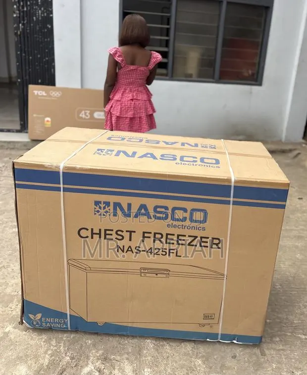 Extremely Authentic Nasco Single Door Chest Freezer;Black · Photo 1