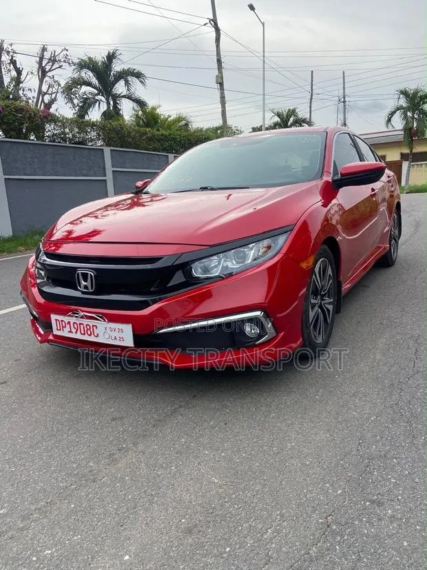 Honda Civic EX-L Sedan 2018 Red · Photo 1