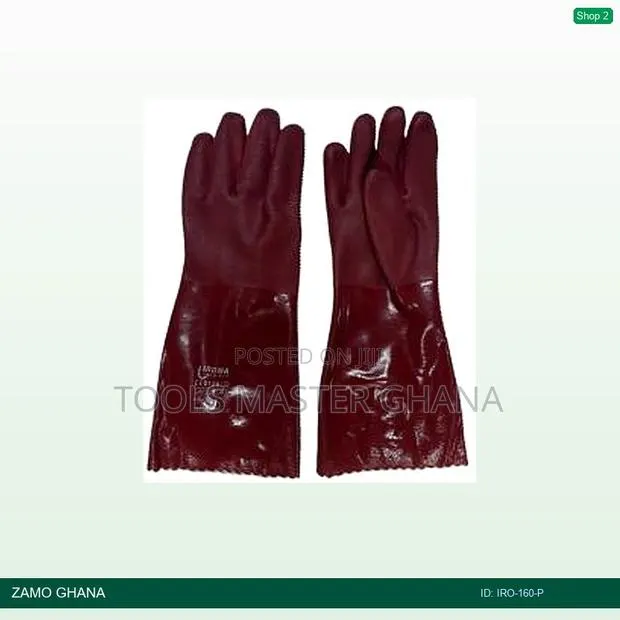 Irona Gloves Pvc Double D 14 Inch - Iro-160-p · Photo 1
